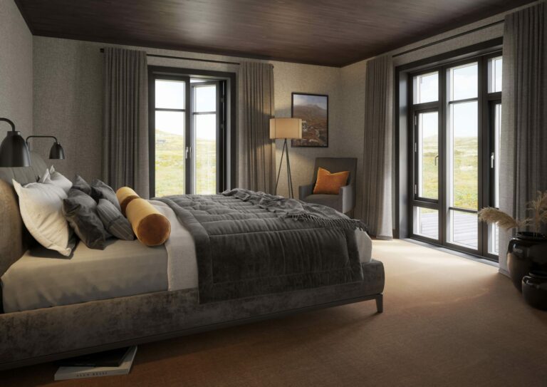 Hytta til Halvor Bakke - 3D illustrasjon